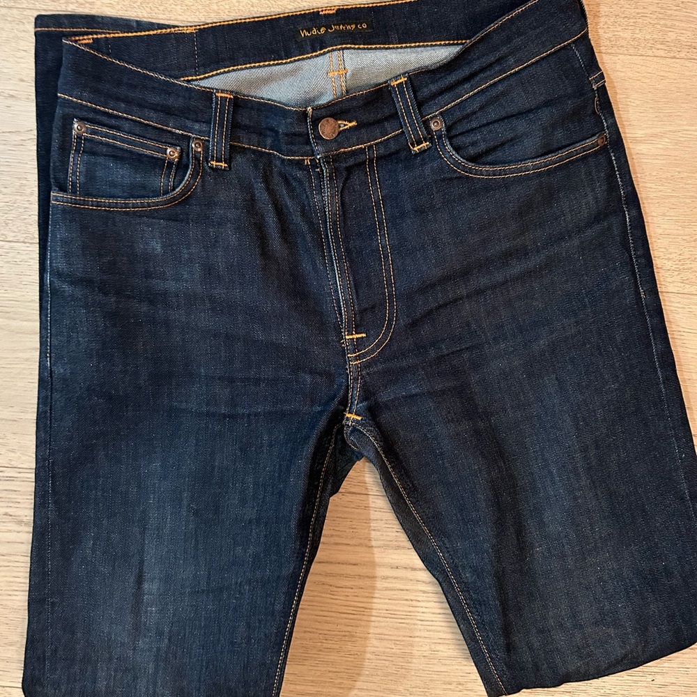 Men’s Nudie Jeans size 33w 34L excellent condition. Lean Dean style. - Picture 4 of 8